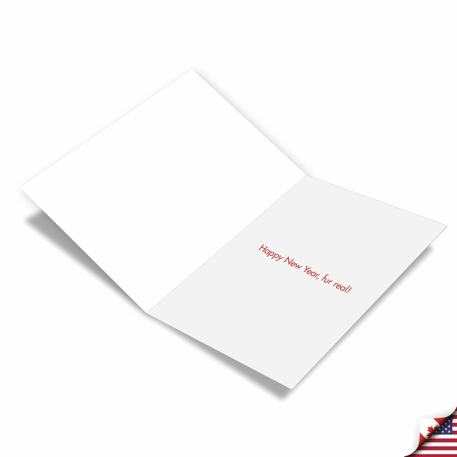 12 New Year Greeting Cards (1 Design, 12 Cards) - Dog Resolutions C4520NYG-B12