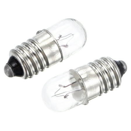 

Uxcell 24V 0.15A E10 Warm Yellow Light Mini Incandescent Bulbs with Box 10 Count