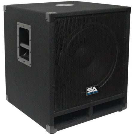 Seismic Audio Baby-Tremor Indoor Pole Mount Woofer, 300 W RMS, Black