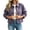 Purple, variant on Floleo Womens Soft Microfiber Jacket Button Down Collared Long Sleeve Casual Outerwear with Patch Pockets for Fall Spring Daily Wear