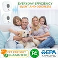 thumbnail image 3 of Bell and Howell Ultrasonic Pest Repeller, Ultrasonic Pest Repeller, Pest Repellent for Home, Office, Warehouse, Hotel-100% Safe for Human and Pet-6 Pack, 3 of 11