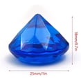 thumbnail image 2 of XHKDSYMC 100Pcs Clear Acrylic Diamonds 25mm Wedding Table Scatters Gemstones Confetti for Vase Fillers,Floral Decor,Bridal Shower Decorations,Home Centerpieces,Candle Display (Dark Blue), 2 of 5