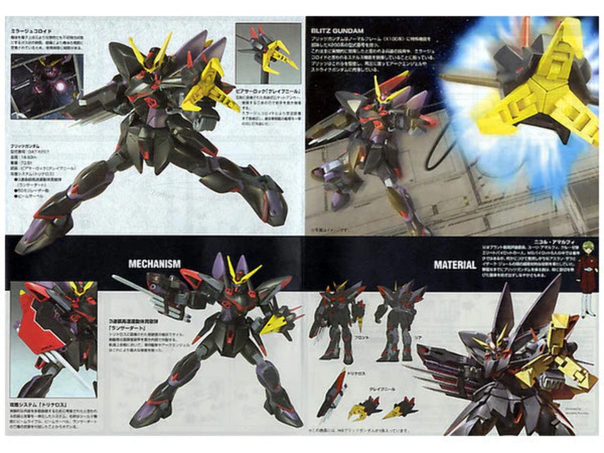 Gundam Seed Blitz Gundam R04 HG 1:144 Model Kit