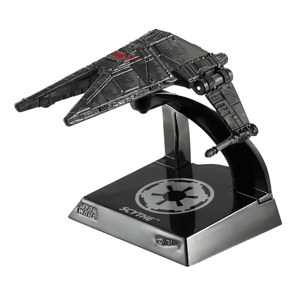 Hot Wheels Star Wars Premium Replica Rocket & Spaceship Play Vehicles, Gift for Adults Collectors, 0.32 lb