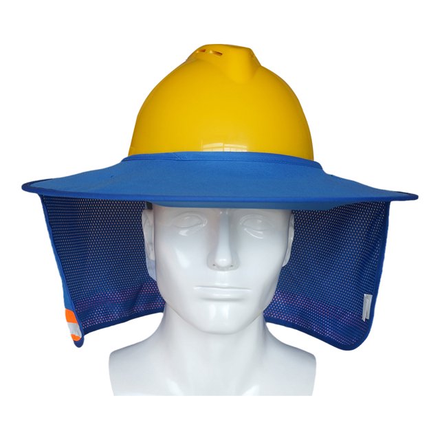 Construction Helmet Brim Sun Safety Hat Brim for Outdoor Work with 4 Color Options Neck Eye Shade