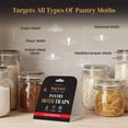 thumbnail image 3 of 16 Pack Pantry Moth Traps for House Indoor – Advanced Red Line Formula Pantry Moth Traps with Pheromones Prime – Safe & Non-Toxic – Targets Indian Meal Moths & Other Pantry Moths, 3 of 3