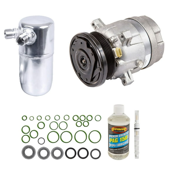 AC Compressor & A/C Kit For Chevy S10 S-10 GMC Sonoma S15 S-15 2.2L 4-Cyl 1994 1995 - BuyAutoParts