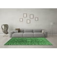 thumbnail image 3 of Ahgly Company Indoor Rectangle Oriental Emerald Green Traditional Area Rugs, 5' x 7', 3 of 4