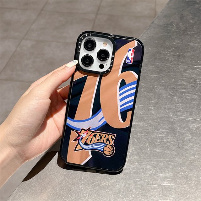Funda Retro N B A Team CASETiFY Para IPhone 11 12 13 14 Pro Max Prueba De Golpes 13 12