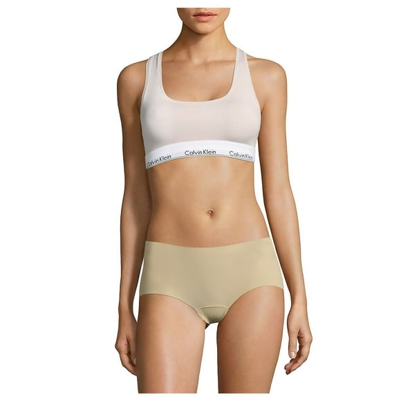 Calvin Klein Women's Regular Modern Cotton Bralette, Nymph'S Thigh, S