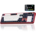 thumbnail image 1 of Restored AULA F108 PRO - Wireless Mechanical Keyboard with Screen&Knob,Hot Swappable Gaming Keyboard with 8000mAh Battery,Pre-lubed Switches,RGB Backlit,PBT Keycaps Creamy Sounding Computer Keyboards (Refurbished), 1 of 9