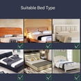 thumbnail image 2 of Cateissary Gris Fácil de instalar y reemplazar, mantiene la cabecera como nueva, protectores decorativos para cabecera de cama Juegos de cama, 2 of 6