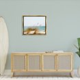 thumbnail image 2 of Stupell Beach Reeds Nautical Windblown Coast Landscape Painting Gold Floater Framed Art Print Wall Art, 2 of 6