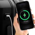 thumbnail image 3 of Equipaje de mano indestructible Pagosa de Luggage Traveler's Choice, negro, 3 of 8