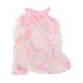 thumbnail image 4 of Vestido con tirantes para mascotas, falda de flores bordadas de tul transpirable para perros y gatos L, 4 of 13
