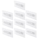 thumbnail image 1 of Paquete de 10 pasadores divisorios para armarios, cocinas y estanterías, soportes de soporte para estantes transparentes de instalación sin perforaciones, 1 of 8