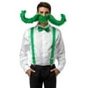 30" Green Super 'Stache Adult Costume Moustache
