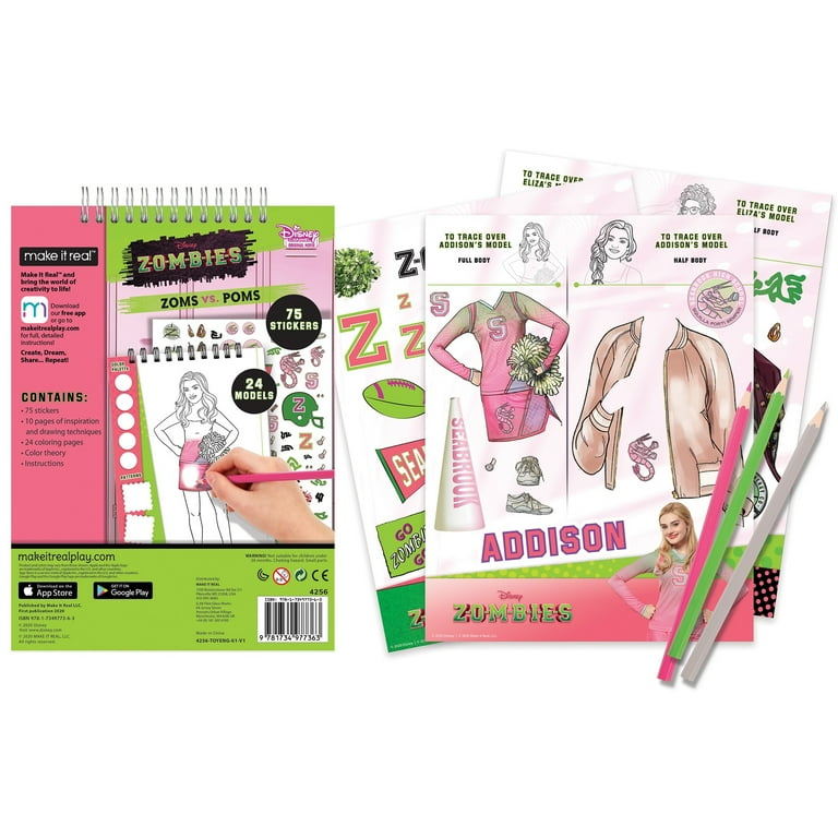 Disney - @ページ Disney ZOMBIES Fashion Design Light Table Drawing Kit in the
