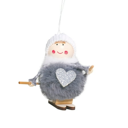 

Dtydtpe christmas decorations home decor Christmas Crafts Christmas Tree Ornaments Hanging Dress Up Pendant Decorations