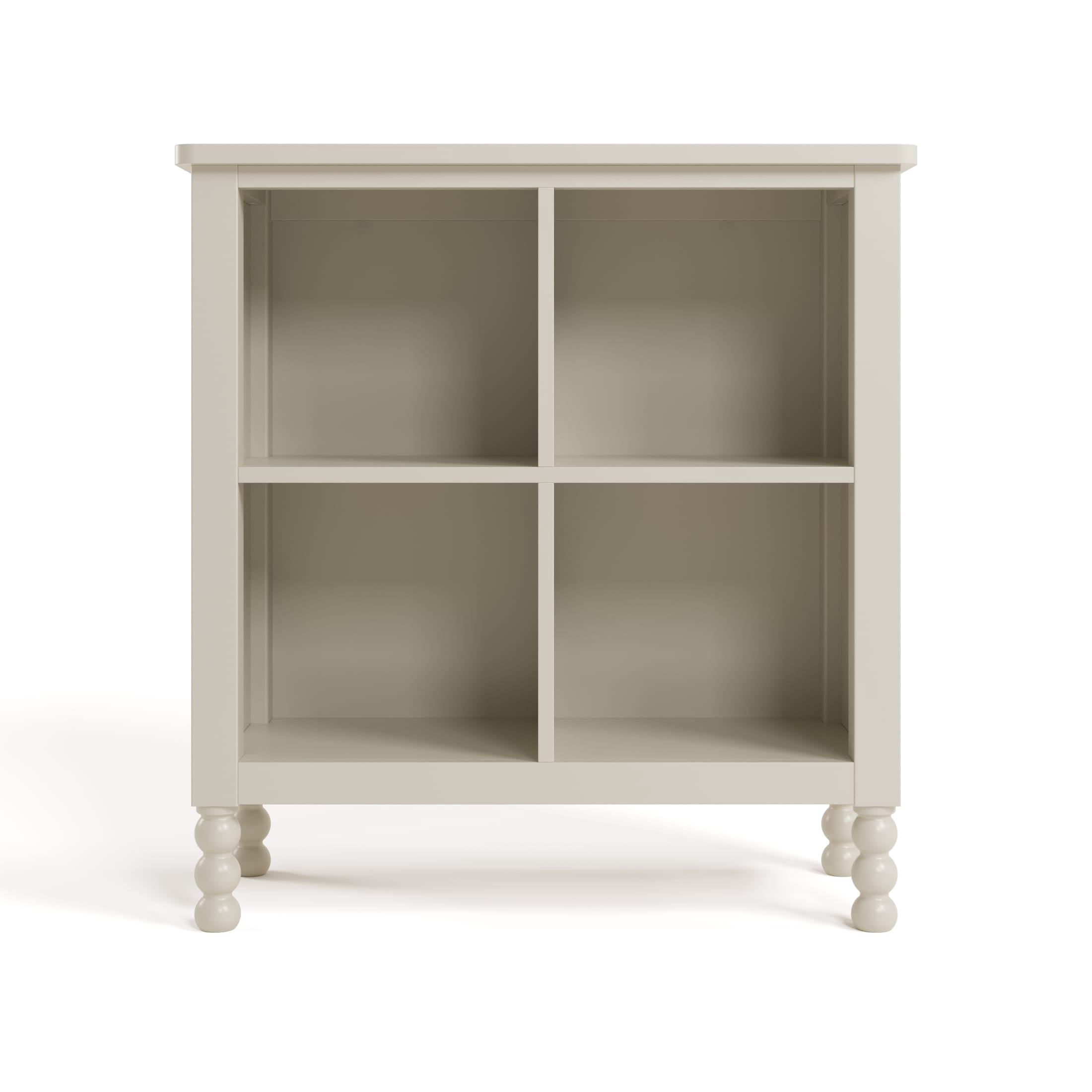 Art of Nursery by Storkcraft Rio 4 Cube Storage Organizer Kids Bookcase - Frosted Oat