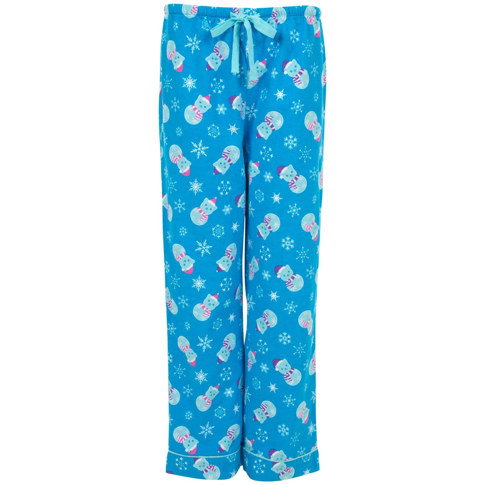 Snowman Pets Flannel Pajama Pants 