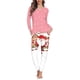 thumbnail image 2 of Conjunto de pijama de manga larga para mujer, ropa de dormir informal de dos piezas, con estampado a pedido, para Otoño e Invierno, 2 of 4