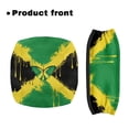 thumbnail image 2 of COEQINE Jamaican Flag Rollator Seat Back Cover for Women Butterfly Universal Walker Seat Cover for Men 2 Pieces Walker Seat & Covers with Wide Back, 2 of 7