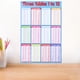 thumbnail image 5 of pieza de pegatinas de pared extraíbles de la tabla de multiplicar, 99 tablas de multiplicar, decoración de pared para escuela primaria, póster de la tabla de multiplicar, 5 of 5