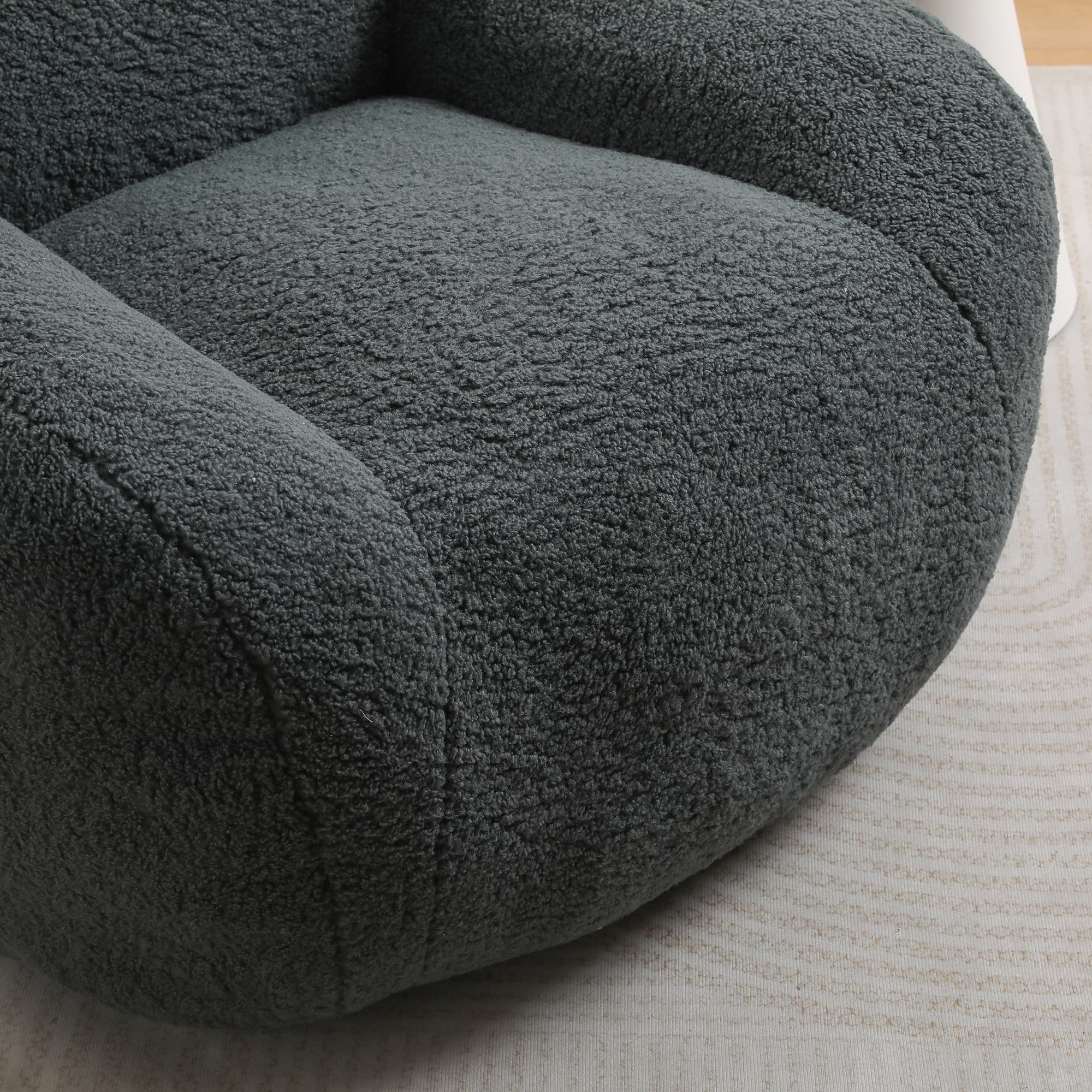 MAYEERTY Giant Bean Bag Sofa for Adults - Spacious, Armrests, Memory Foam Filler, Living Room/Bedroom.
