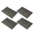 thumbnail image 2 of 4pcs vinilo Placemats posavasos plástico Vintage vajilla Picnic Mat negro Gris Sunnimix Manteles individuales, 2 of 8