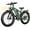 Green, variant on 1000W 26" Fat Tire Ebike for Adults with 48V/16AH 31MPH 40-60 Miles Ebike for All-Terrain Hydraulic Disc Brakes Suspension Mountain Bike