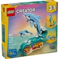 thumbnail image 1 of LEGO Creator 3 in 1 Sea Animals: Beautiful Dolphins Building Toy for Girls, Boys, & Kids, Ages 8+ - Build a Dolphin, Seahorse, or Crab Animal Figure - Gift Idea for Birthdays - 31385, 1 of 8