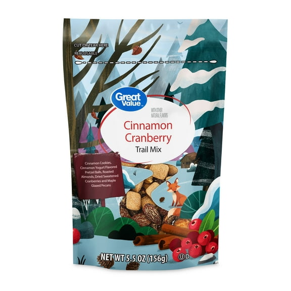 Great Value Maple Cinnamon Cranberry Trail Mix, 5.5 oz