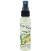 Ginger Essential Oil Body Spray (Double Strength), 2 ounces