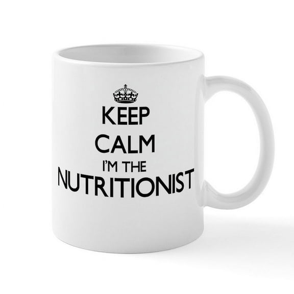 CafePress - Keep Calm I'm The Nutritionist Mugs - 11 oz Ceramic Mug - Novelty Coffee Tea Cup