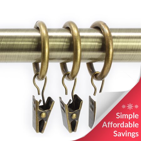 Chicology Curtain Clip Rings Walmart Com