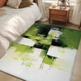 thumbnail image 5 of Abstract Watercolor Area&nbsp;Rug 3x5ft Green Black Fluid Blending Non-Slip&nbsp;Washable Square&nbsp;Rugs Soft Felt Indoor Floor Mat for Bedroom Kitchen Living Room Bathroom, 5 of 9