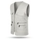 thumbnail image 5 of pstuiky Camisetas sin mangas para hombre, Camiseta de tirantes con cuello en V, multibolsillos y cremallera para exteriores, de color liso y práctica para hombre Chaleco de hombre xxl, 5 of 7