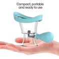 thumbnail image 5 of 2Pcs Eye Wash Cup, Eye Wash Cleaner Kit Manual Air Pressure Eye Cleaning Cup Tool Eye Rinse,Silicone, 5 of 5