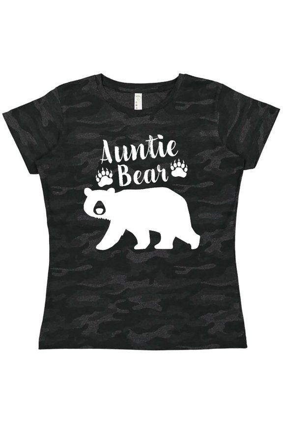 Auntie Bear in White Women's T-Shirt