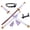 Enma White, variant on 31 inches Bamboo Wooden Sword Shusui with Belt and Holder Stand