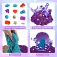 thumbnail image 3 of Kit de papelera sensorial BEIREG Mermaid con 1 kg de arena, castillo y marina, 3 of 9