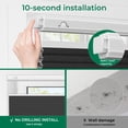 thumbnail image 3 of Allesin Zen No Drill No Tools Top Down Bottom Up Cellular Shades,Blackout Cordless Window Blinds for Indoor Windows,Easy to Install Honeycomb Blinds,Black(Blackout) 45.5" Wx48 H, 3 of 7