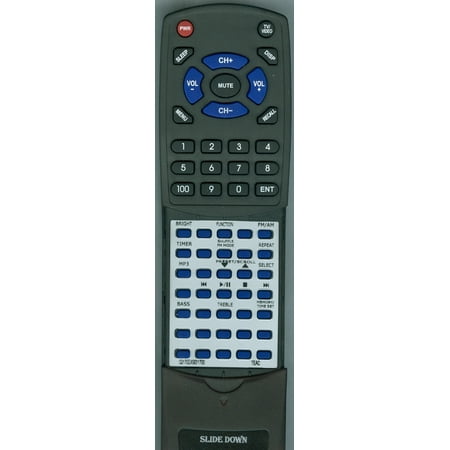 Replacement Remote for TEAC 02-170DX90I1700, 02170DX90I1700, RT02170DX90I1700, RC1223A, MCDX90I