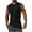 Black, variant on Lilgiuy Men Active Tank Tops Fashion Solid Pullover Round Neck Summer Vest