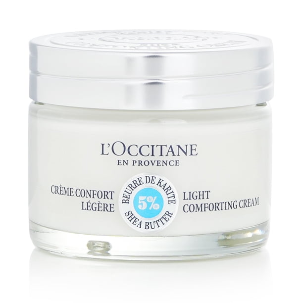 Crema hidratante facial L'Occitane con manteca de karité al 5%, 50 ml, para toda la piel