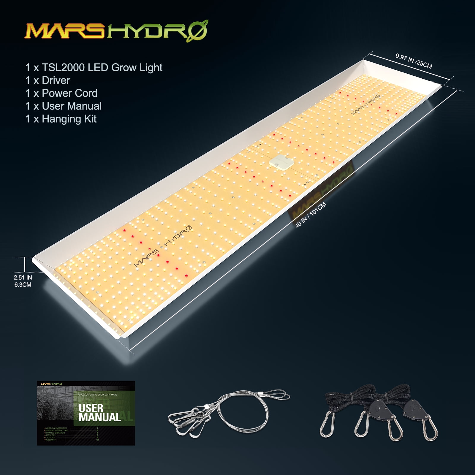 国産品 Mars Hydro⭐️TS-1000W植物育成LEDライト⭐️2023新モデル