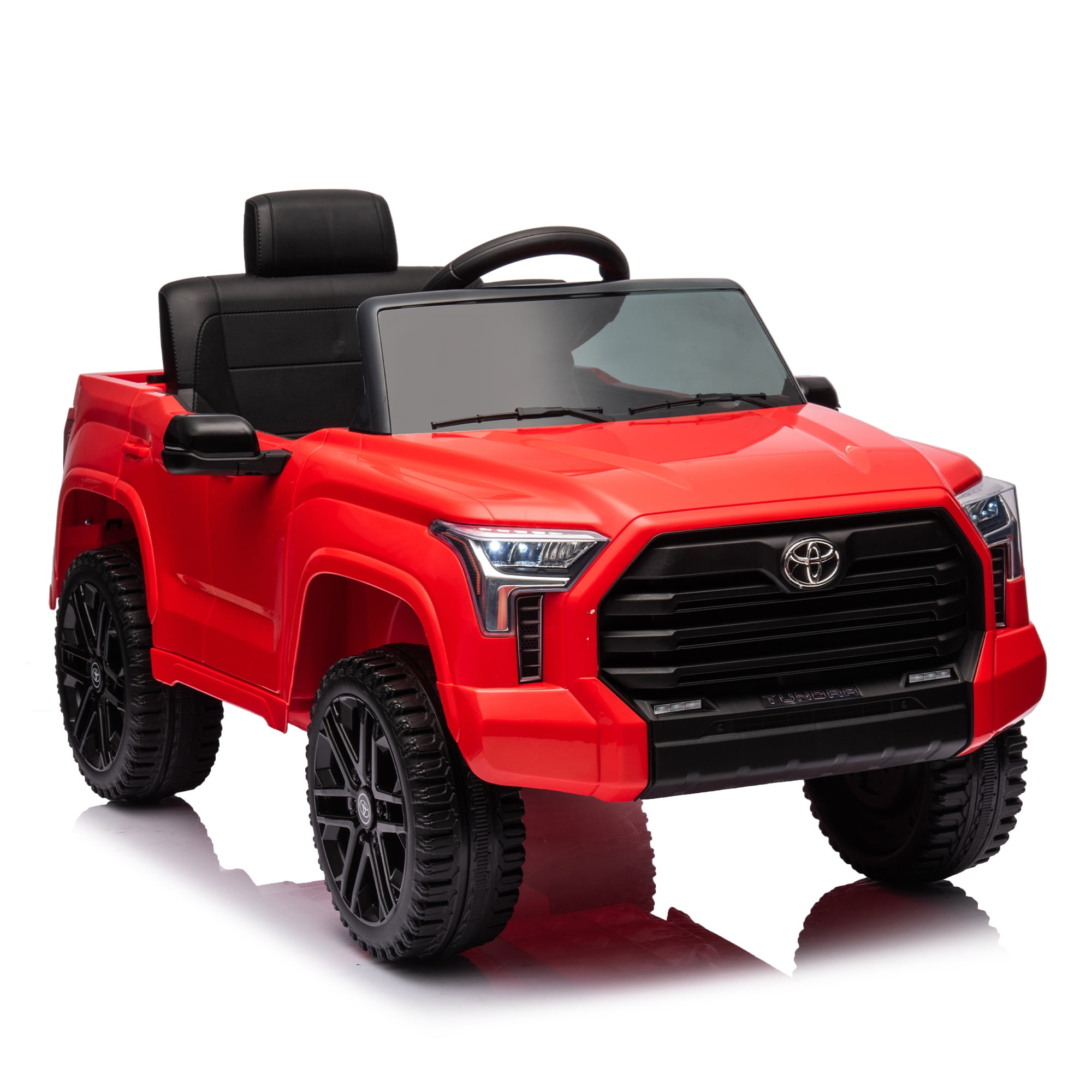 CIPACHO 12V Kids Electric Ride On Car Toy Licensed Toyota Tundra Pickup with 2.4G Remote Control, Car for kids 3 Speed Adjustable, Red
