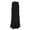 Black, variant on Easter Carnival Elegant Satin Maxi Skirt High Waist Evening Party Dress With Side Slit Long Summer Casual Wear