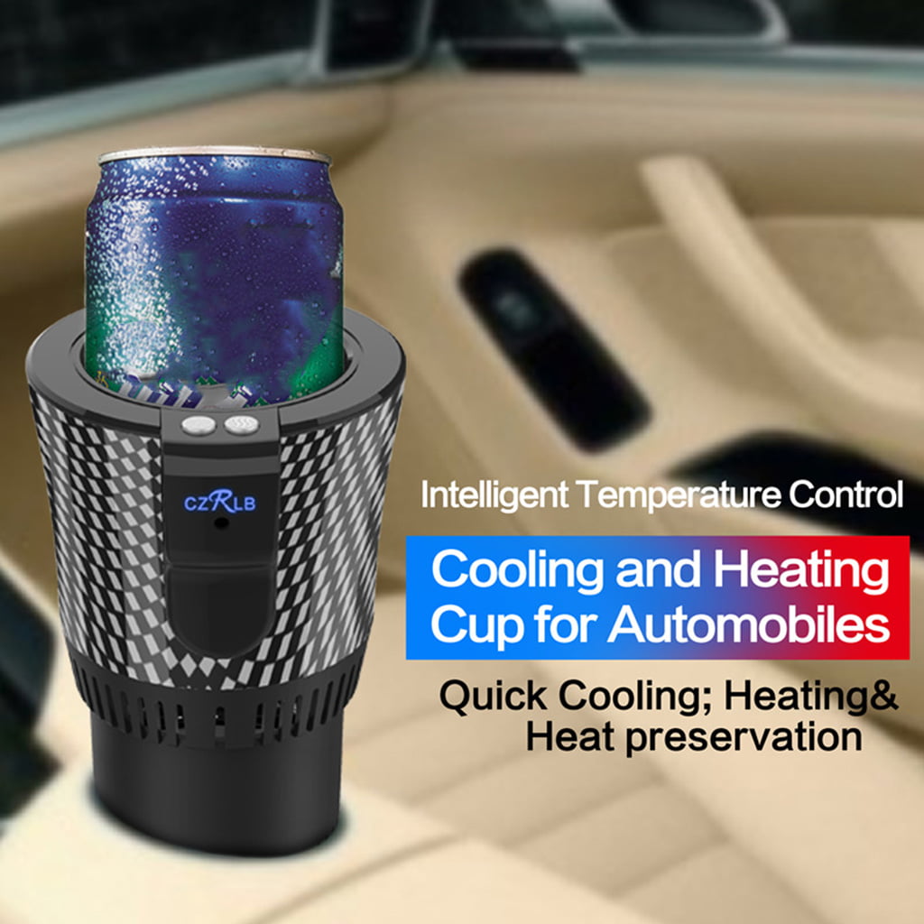 Portable Smart Auto hot and Cold Cup Freezing Heater for Commuter Premium 2-in-1 Car Cup Warmer Cooler Smart Car Cup Mug Holder 
